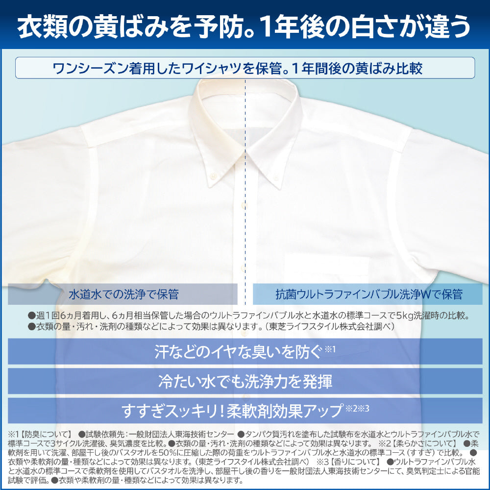 【TOSHIBA】タテ型洗濯乾燥機(10.0kg)