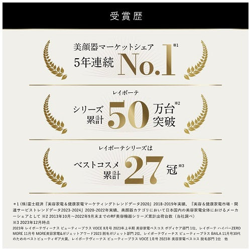 【ヤーマン】レイボーテ クールプロ 光美容器
