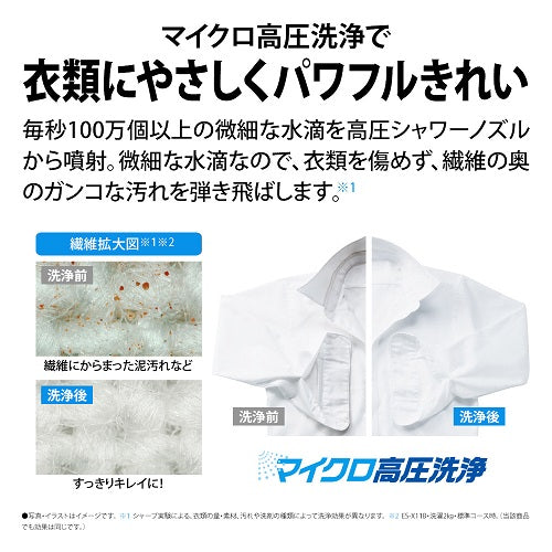 【SHARP】ドラム式洗濯乾燥機(12.0kg)右開き/左開き