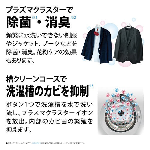 【SHARP】ドラム式洗濯乾燥機(12.0kg)右開き/左開き