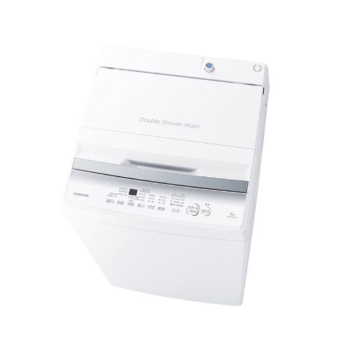 【お買得】TOSHIBA 東芝 洗濯機 全自動洗濯機 5.0kg AW-5G9 送風・簡易乾燥 2020年製 グランホワイト 洗浄・除菌済 NN3589 5kg以上