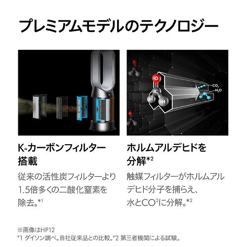 【ダイソン】空気清浄ファンヒーターHP12WG
