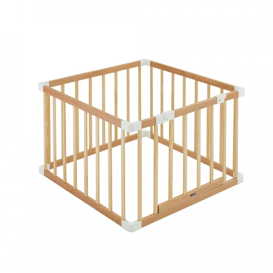 木製ベビーサークル 扉付 ナチュラル