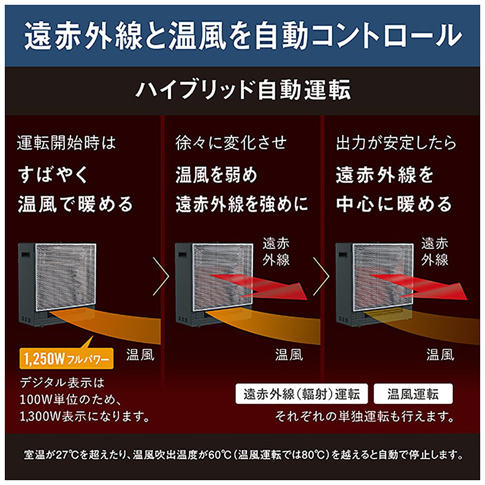 【ダイキン】遠赤外線暖房機 ハイブリッドセラムヒート