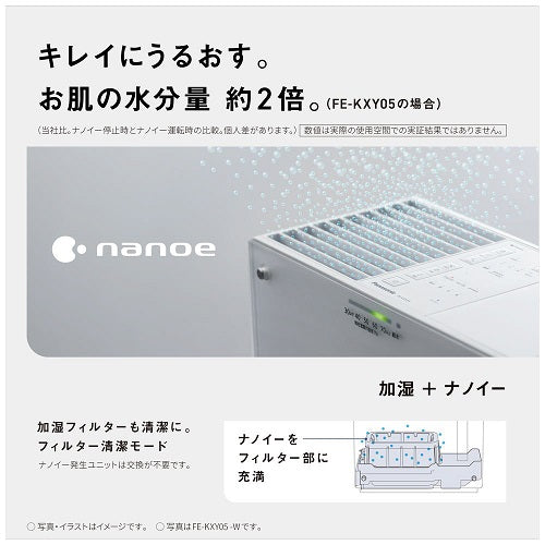 Panasonic】ナノイー搭載気化式加湿器