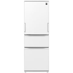 【SHARP】冷蔵庫374L  シルキーマットホワイト