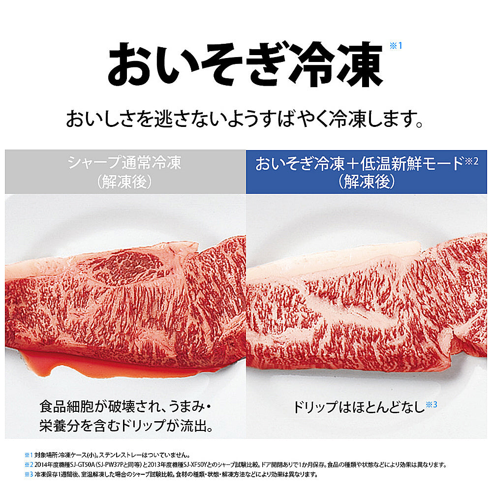 【SHARP】冷蔵庫374L  シルキーマットホワイト